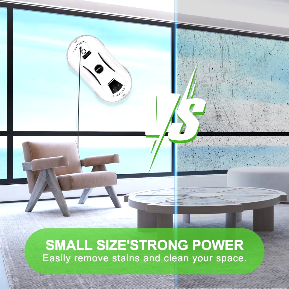 Ultra Thin Robot Vacuum Cleaner Window Cleaning Robot Window Cleaner Electric Glass Remote Control for Home