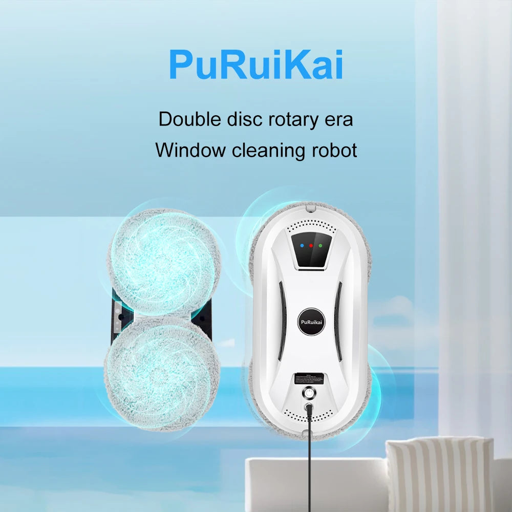 Ultra Thin Robot Vacuum Cleaner Window Cleaning Robot Window Cleaner Electric Glass Remote Control for Home