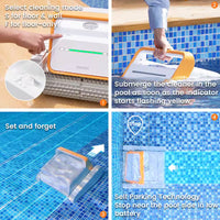 Robotic Pool Vacuum Vacuum for Above-Ground and In-Ground Pools