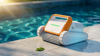 Robotic Pool Vacuum Vacuum for Above-Ground and In-Ground Pools — Lifestyle
