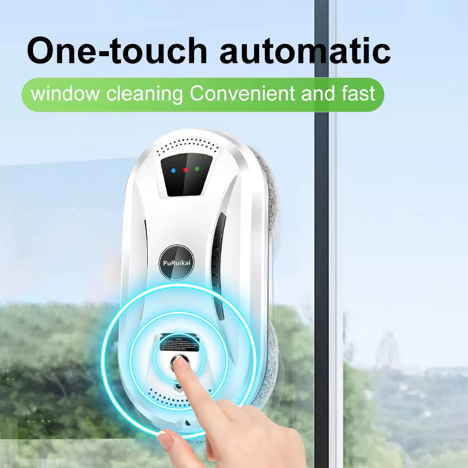 Ultra Thin Robot Vacuum Cleaner Window Cleaning Robot Window Cleaner Electric Glass Remote Control for Home