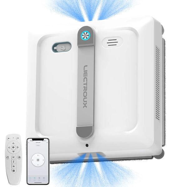 2026 Robot Window Vacuum Cleaner  S9, 10000Pa,2 Roller Brush,6-Way Water Spray,App Control,Smart Glass Wall Cleaning